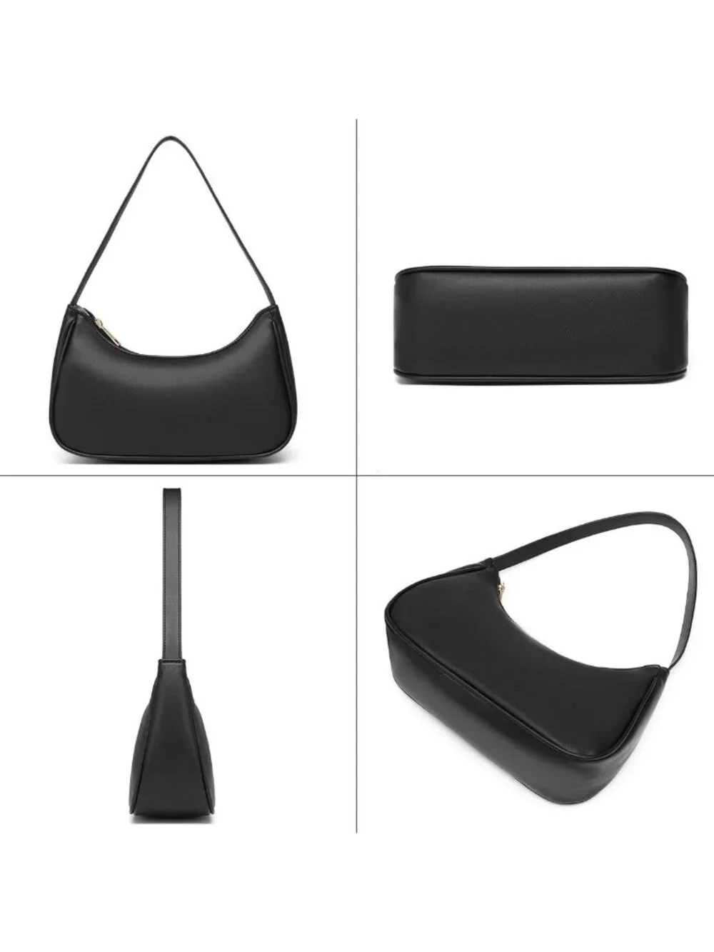 Vegan Leather Hobo Tote Bag for Women | Stylish Sling Clutch with Zipper Closure